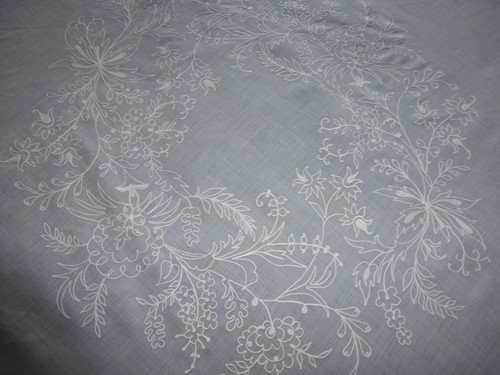 Nappe ronde ancienne voile - ronde,