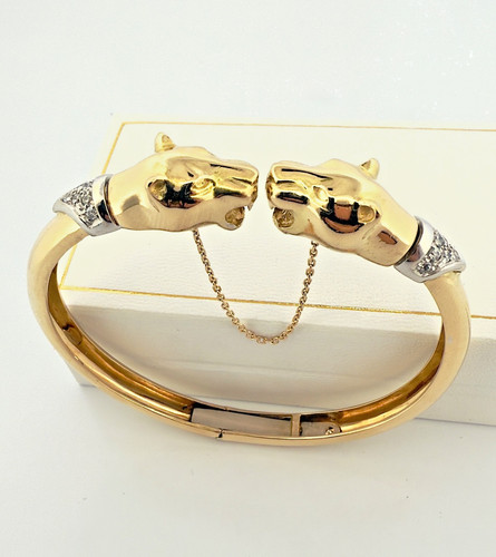 Bracelet jonc ouvrant or - bracelet, en