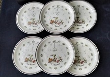 6 Assiettes faïence de Gien