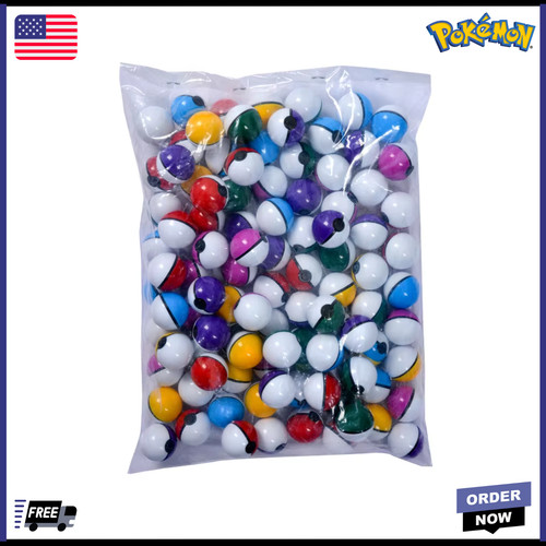 100 ball pokemon - ball, (3cm)