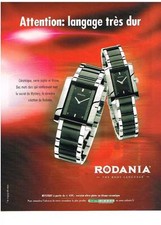 ADVERTISING 2006 RODANIA MYSTERY watch