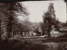 France, Artistic Studio, Vintage Print Farm Print Period 17.5x23,