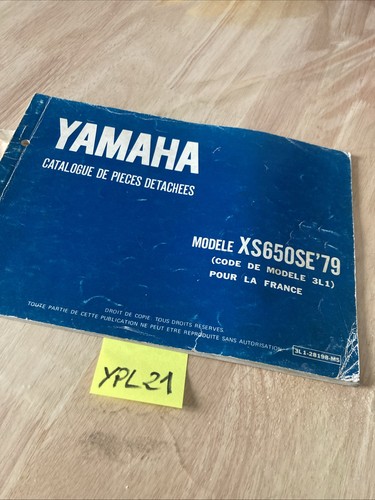 Yamaha xs650se 1979 3l1 xs650 - xs650se,