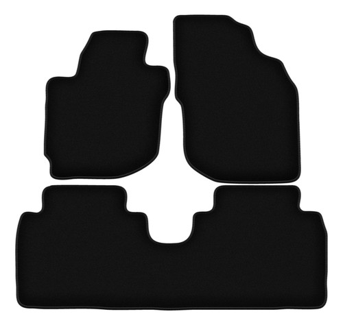 Tapis sol velours noir - velours,