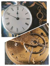 Montre gousset à coq Anglaise