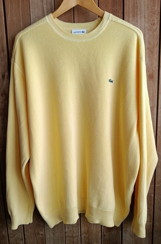 Pull maille coton - de, jaune
