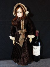 Grande poupée parisienne ( 50 cm ) tête en biscuit de porcelaine coulé JUMEAU