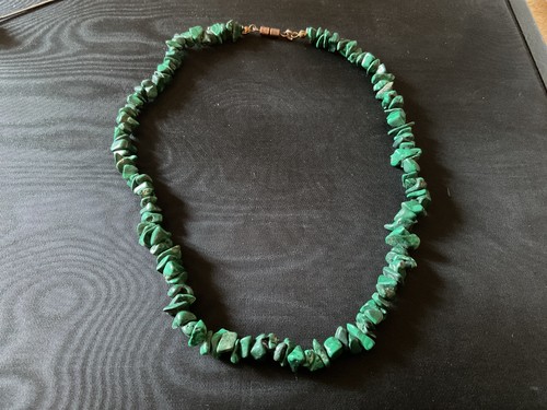 Collier malachite brute - collier,
