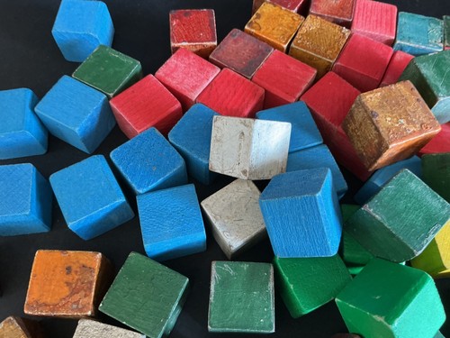 Jeu ancien bois peint 68 - ancien,