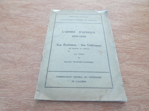 Rare livre armée afrique - rare,