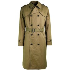 Genuine Dutch Army Officer Trench Coat Khaki