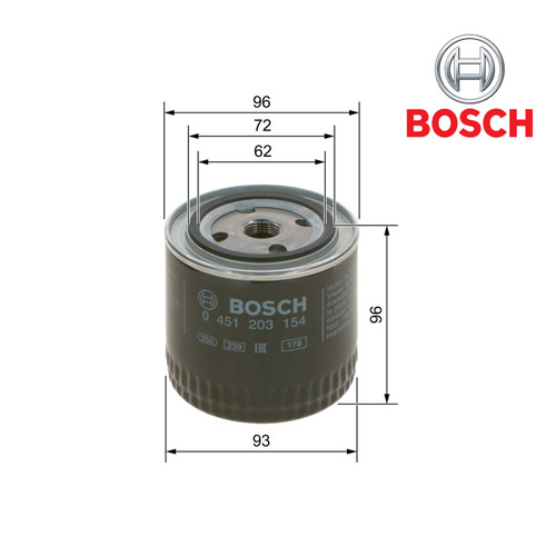 Oil filter bosch - filter,