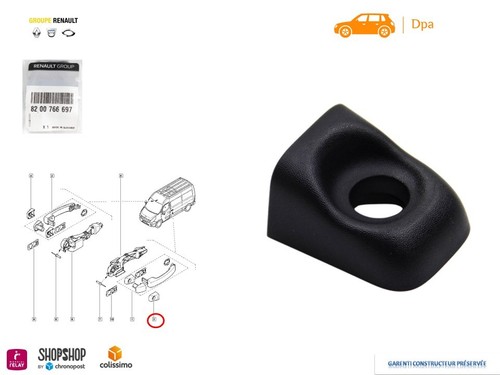 Cache serrure renault - cache,