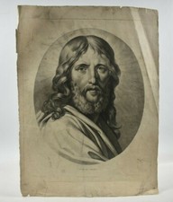 Gravure XIXème - Tête de