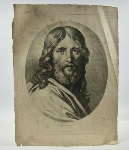 Gravure xixème tête - xixème,