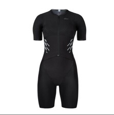 ROKA Women's Gen II Elite Aero Short Sleeve Combinaison Trifonction Triathlon