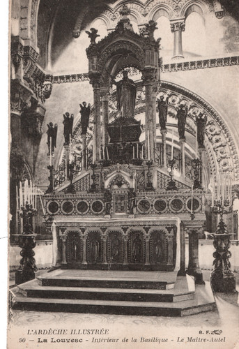 Carte postale louvesc - carte, la