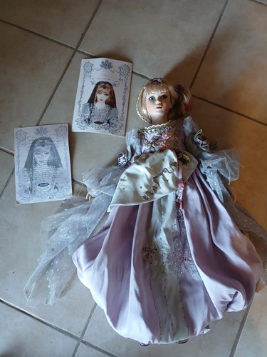 Poupée porcelaine de - en,