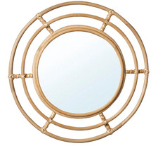 IKEA BUSKBO Wall Mirror, rattan, 16" , 42 cm Brand NEW