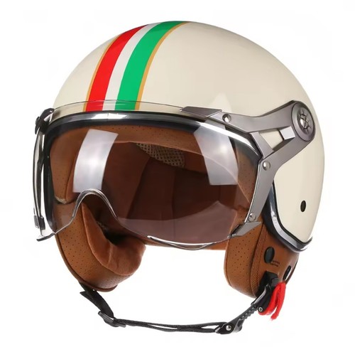 Casque jet vintage avec - jet,