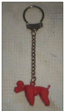 B5 / OLD KEYCHAIN FIGURINE DOG POODLE