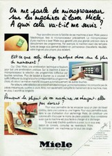 1980 Advertising 920 Advertising Advertising Miele Washer Microprocessor Linen