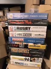 10 Jeux Games SEGA MEGADRIVE PAL EN BOITE  NO MANUAL SANS MANUEL