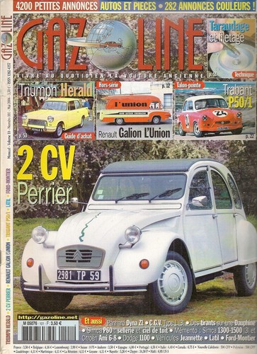 Gazoline 101 citroen 2cv - citroen,