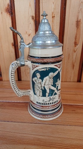 Chope bière ancienne - à,