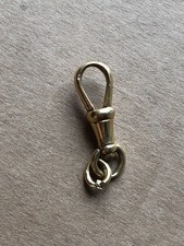 Ancien gros Fermoir mousqueton chaine montre  en Or 2,1g 18k