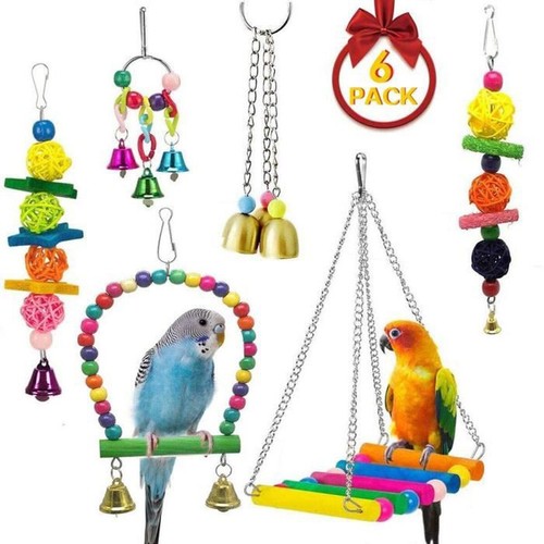 6pcs jouet perroquet perruche - 6pcs,