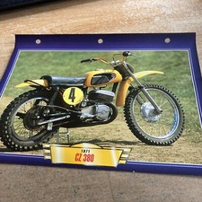 CZ 380 1971 cross fiche carte