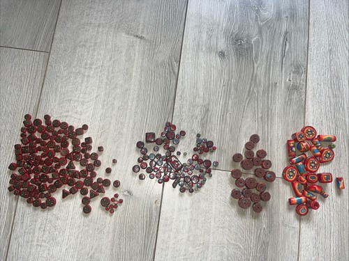 Lot perles pâte fimo tons - pâte,