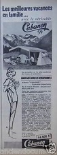 PUBLICITÉ 1959 CABANON DES