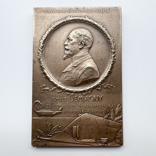 Rare plaque médaille bronze - médaille,