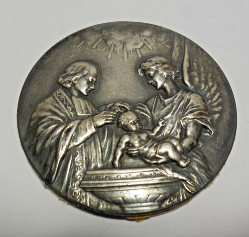 Ancien medaillon berceau - ancien, de