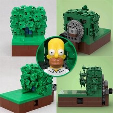 Homer Disappearing into Bush