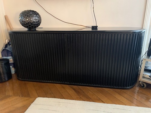 Buffet bas design noir - buffet,