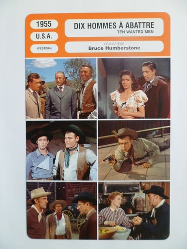 Carte fiche cinema - carte,