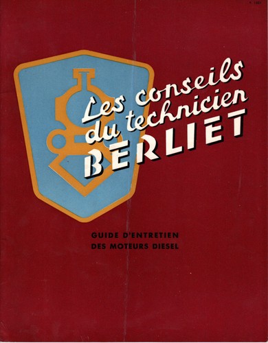 Plaquette berliet - plaquette,
