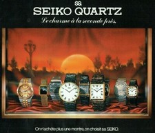 Advertising 119 1980 Seiko Quartz Watches The Range