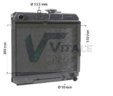 Radiateur eau tracteur - radiateur,