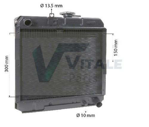 Radiateur eau tracteur - radiateur,