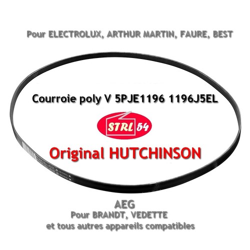 Courroie poly 5pje1196 - poly,