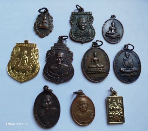 Lot phra rian médaille - phra, ,