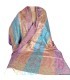 Pashmina soie tricolore - en,