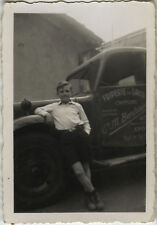 ANTIQUE PHOTO - VINTAGE SNAPSHOT - CAR TRUCK THRIFT BENHAIM LYON TRADE