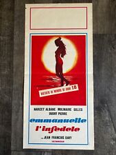 Hot Girl Sexy Vintage Movie Poster Italian Emmanuelle Unfaithful Navizet Albane
