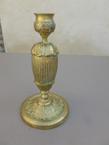 Bougeoir bronze 19ème - en,