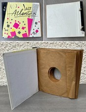 ANCIEN CLASSEUR DE RANGEMENT RECORD ALBUM COLLECTION 12 X 78 RPM 25 CM 10"